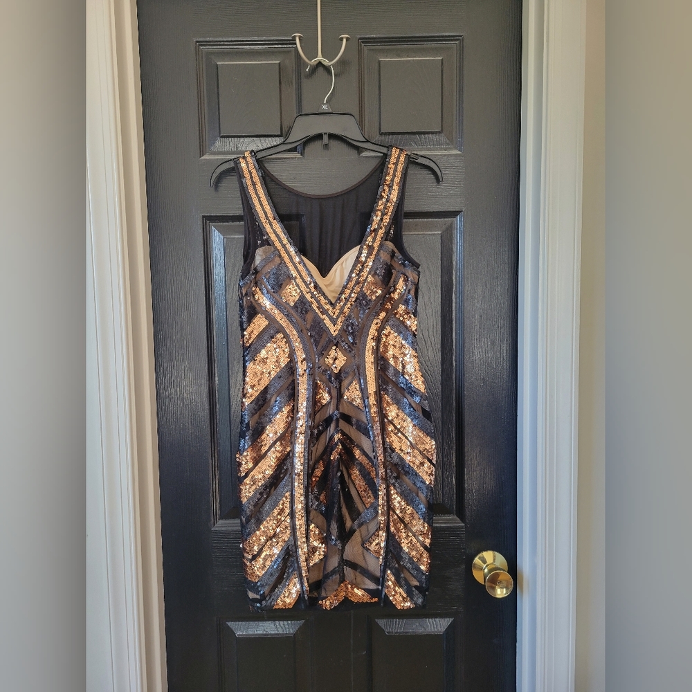 BEBE Sequin Dress Size S